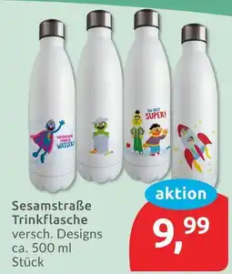 Budni Sesamstraße trinkflasche superheld wasser Angebot