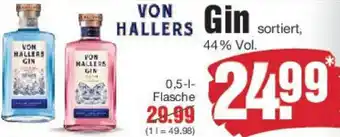 Edeka VON HALLERS Gin Angebot