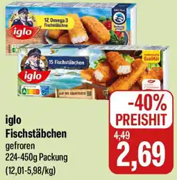 Feneberg iglo Fischstäbchen Angebot