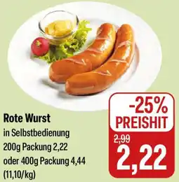Feneberg Rote Wurst Angebot