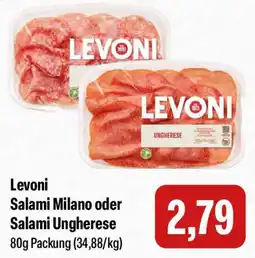 Feneberg Levoni Salami Milano oder Salami Ungherese Angebot