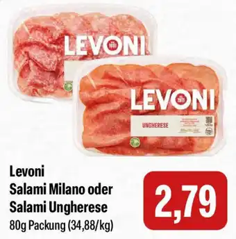 Feneberg Levoni Salami Milano oder Salami Ungherese Angebot