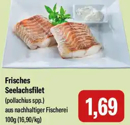 Feneberg Frisches Seelachsfilet Angebot