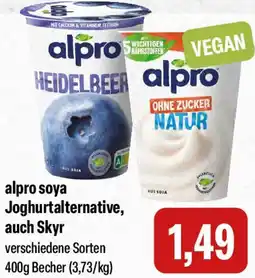 Feneberg alpro soya Joghurtalternative, auch Skyr Angebot