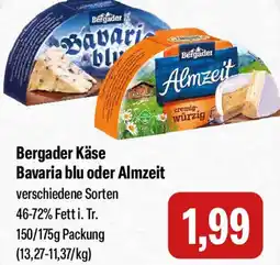 Feneberg Bergader Käse Bavaria blu oder Almzeit Angebot