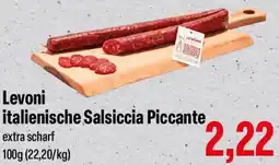 Feneberg Levoni italienische Salsiccia Piccante Angebot