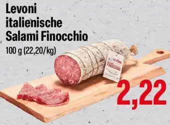 Feneberg Levoni italienische Salami Finocchio Angebot