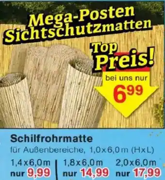 Jawoll Schilfrohrmatte Angebot
