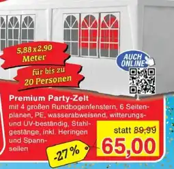 Jawoll Premium Party-Zelt Angebot
