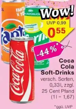 Jawoll Coca Cola Soft-Drinks Angebot