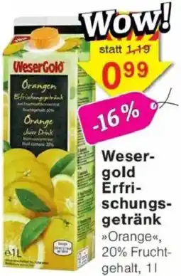 Jawoll Wesergold Erfrischungsgetränk Angebot