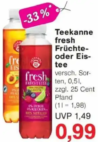 Jawoll Teekanne fresh Früchte- oder Eistee Angebot