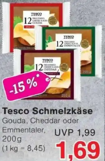 Jawoll Tesco Schmelzkäse Angebot