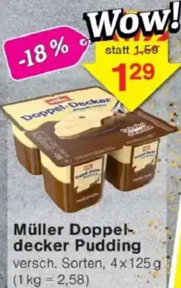 Jawoll Müller Doppel- decker Pudding Angebot