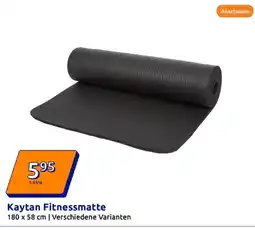 Action Kaytan fitnessmatte Angebot