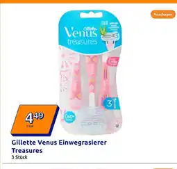 Action Gillette venus einwegrasierer treasures Angebot