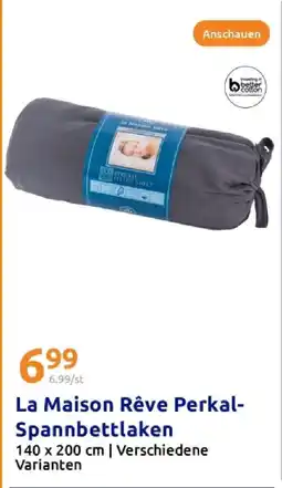 Action La maison rêve perkal-spannbettlaken Angebot