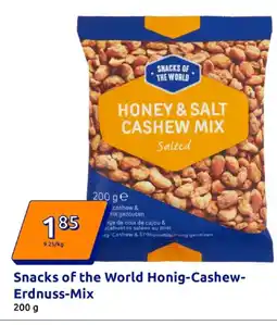 Action Snacks of the world honig-cashew-erdnuss-mix Angebot