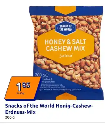 Action Snacks of the world honig-cashew-erdnuss-mix Angebot