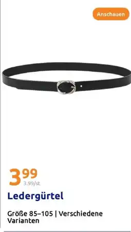 Action Ledergürtel Angebot