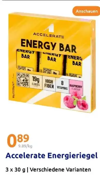 Action Accelerate energieriegel Angebot