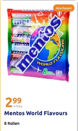 Action Mentos world flavours Angebot