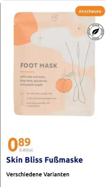 Action Skin bliss fußmaske Angebot