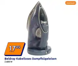 Action Beldray kabelloses dampfbügeleisen Angebot