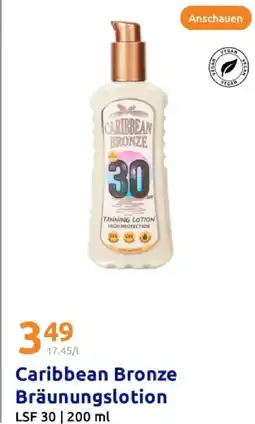 Action Caribbean bronze bräunungslotion Angebot