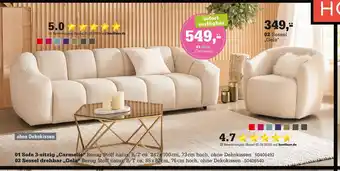 Höffner Sofa 3-sitzig „carmelie“ Angebot