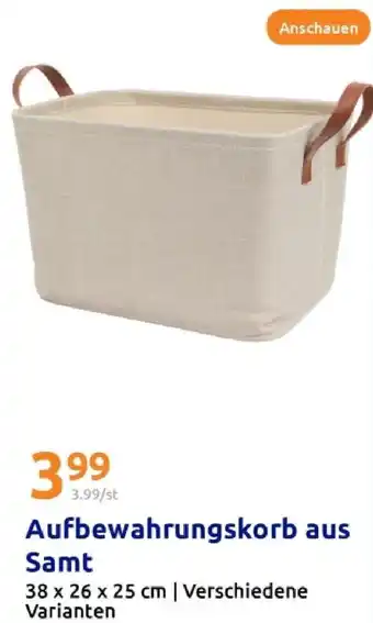 Action Aufbewahrungskorb Angebot