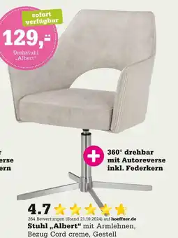 Höffner Drehstuhl albert Angebot