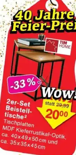Jawoll 2er-Set Beistelltische Angebot