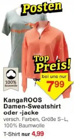 Jawoll KangaROOS Damen-Sweatshirt oder -jacke Angebot