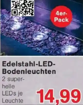 Jawoll Edelstahl-LED-Bodenleuchten Angebot