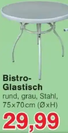 Jawoll Bistro-Glastisch Angebot