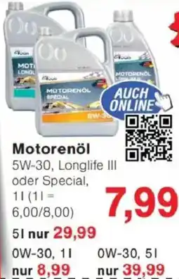 Jawoll Motorenöl Angebot