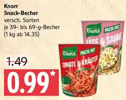 Marktkauf Knorr Snack-Becher Angebot