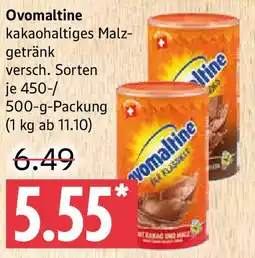 Marktkauf Ovomaltine kakaohaltiges Malzgetränk Angebot