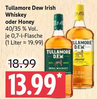 Marktkauf Tullamore Dew Irish Whiskey oder Honey Angebot
