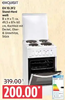 Marktkauf exquisit EH 10.3F2 Stand-Herd Angebot