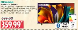Marktkauf Hisense 4K-UHD-TV ,,58E6NT" Angebot