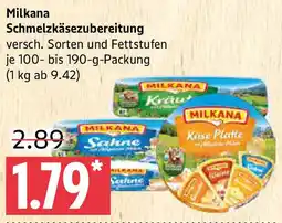 Marktkauf Milkana Schmelzkäsezubereitung Angebot