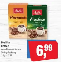 Markant Melitta Kaffee Angebot