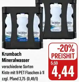 Feneberg Krumbach Mineralwasser Angebot