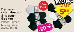Jawoll Damen oder Herren Sneaker Socken Angebot