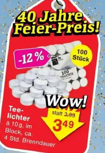 Jawoll Teelichter Angebot