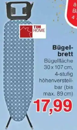 Jawoll TIM HOME Bügelbrett Angebot