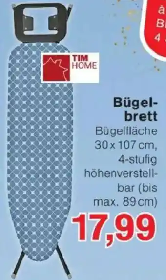 Jawoll TIM HOME Bügelbrett Angebot