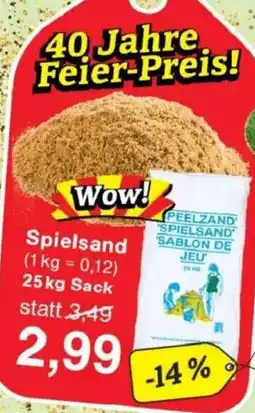 Jawoll Spielsand Angebot